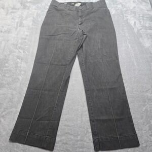 VTG Lee Platinum Label No-Gap Waistband Womens 14W 36x30 Gray Straight Leg Pants